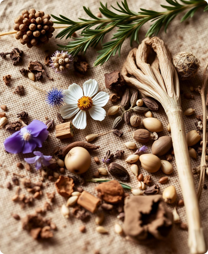 From root, leaf & flower